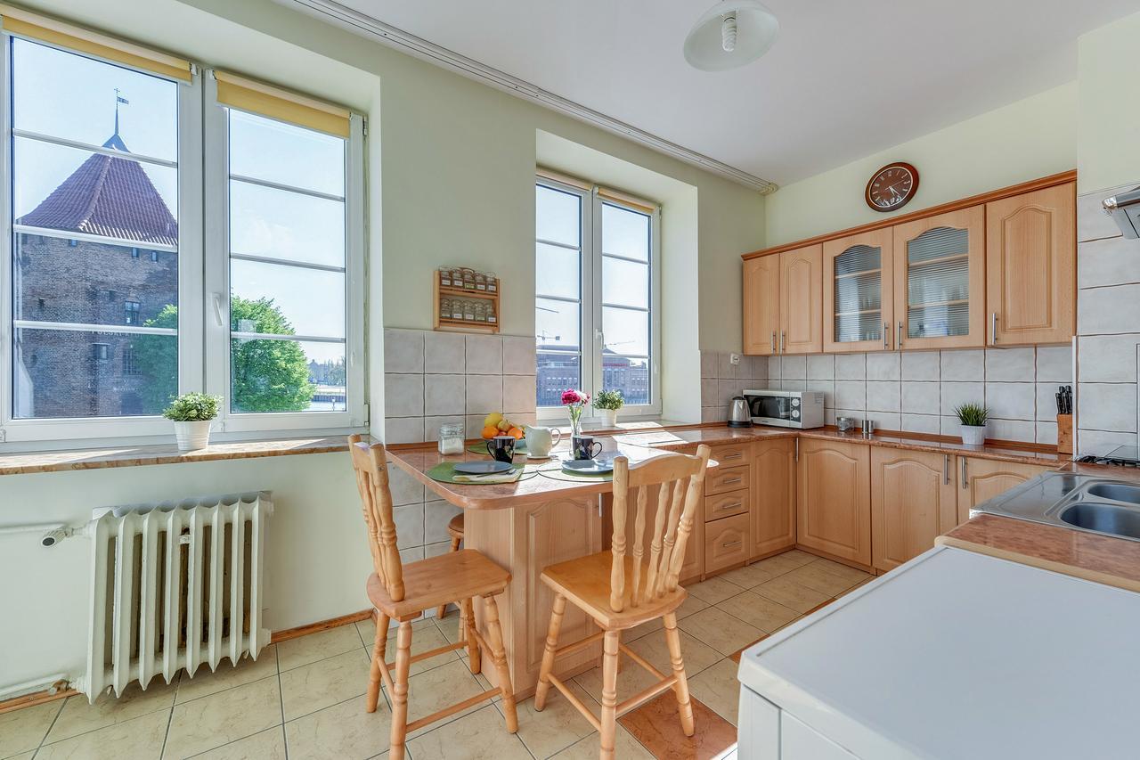 Apartments By The River - Gdansk Old Town By Noclegi Renters Exteriör bild